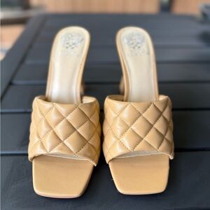 Vince Camuto Women's Reselm Heeled Sandal Dulce De Leche